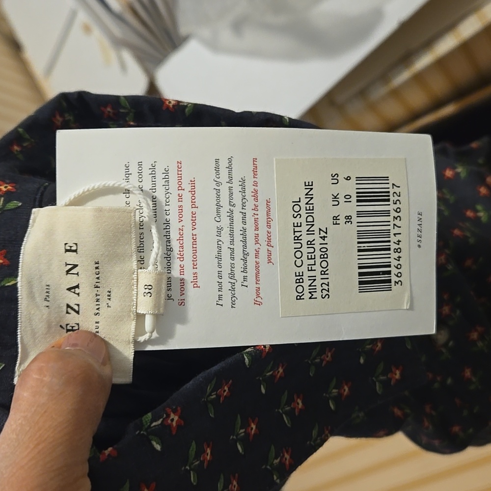 Sezane 100% Organic Cotton Sol Dress - Picture 14 of 14